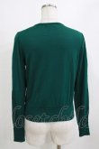 画像3: Jane Marple / ロゴクラウンエンブロイダリーカーディガン  グリーン H-26-02-10-061-JM-TO-KB-ZH (3)