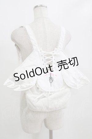 画像: h.NAOTO / 鹿目まどかリュック  ホワイト H-26-02-10-067-HN-BG-KB-ZH