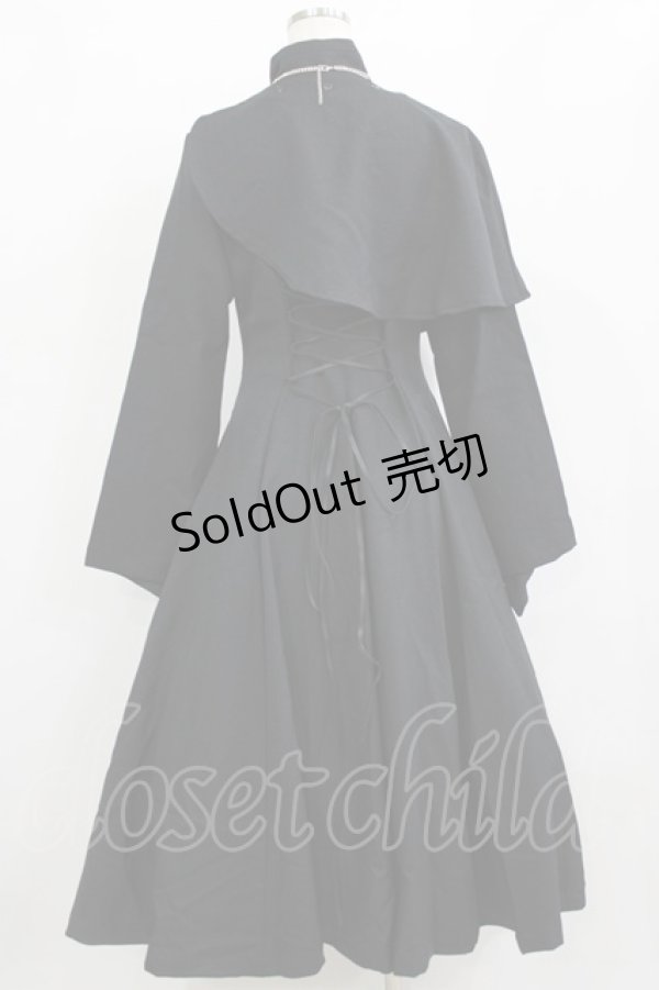 画像3: ATELIER BOZ / エンリコワンピース  黒×黒 H-26-02-10-008-EL-OP-KB-ZH (3)