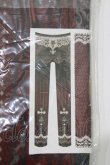 画像3: abilletage / ANKLE DECORATION DIAMOND＆CLUB コルセットタイツ  レッド H-26-02-10-070-GO-ZA-KB-ZH (3)