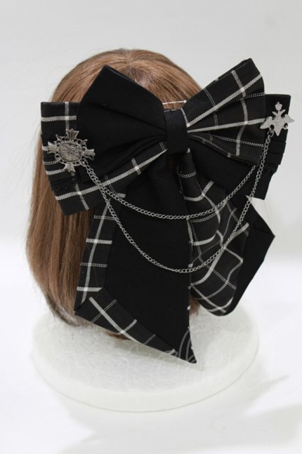 画像1: 星箱works / ローズハンティングリボンタイ  ブラック H-26-02-10-076-PU-ZA-KB-ZH (1)