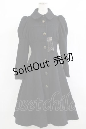 画像: MIHO MATSUDA / ウールコート・ユリズ S ブラック H-26-02-10-010-GO-CO-KB-ZH