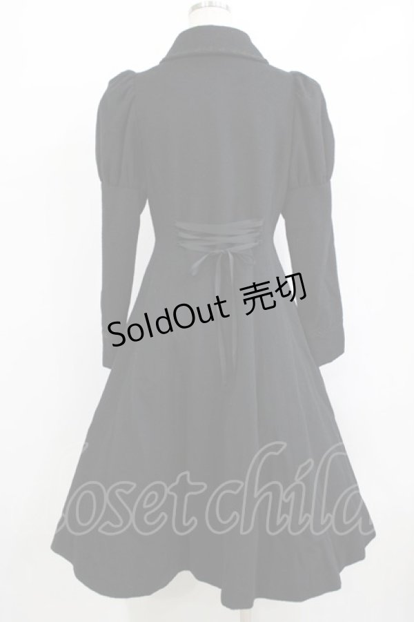 画像3: MIHO MATSUDA / ウールコート・ユリズ S ブラック H-26-02-10-010-GO-CO-KB-ZH (3)