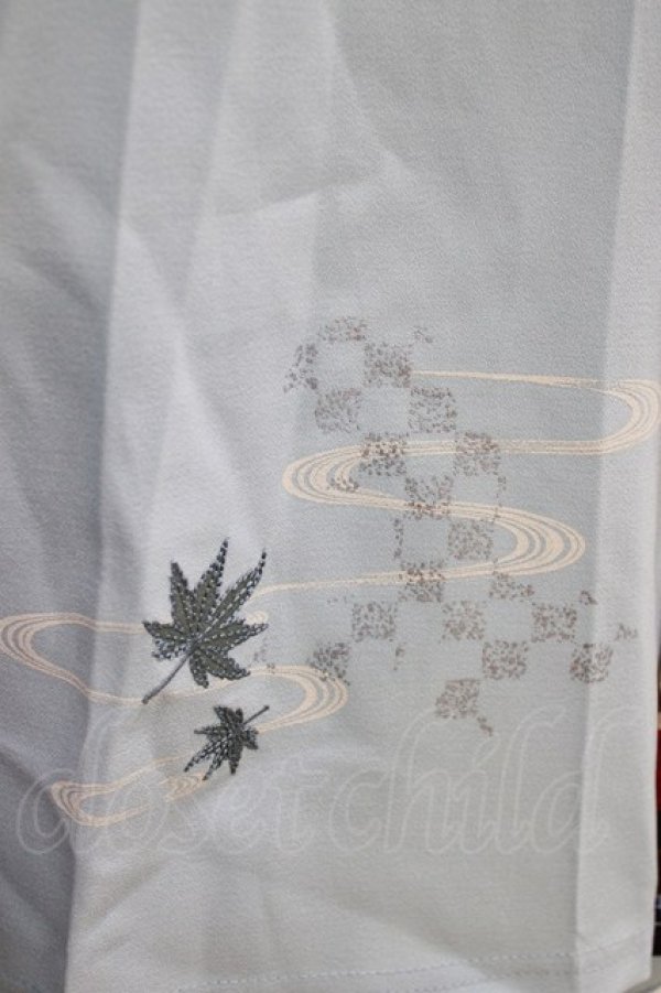 画像4: Ozz oneste / 紅葉風靡プリーツスカート  ブルー H-26-02-10-013-OO-SK-KB-ZH (4)