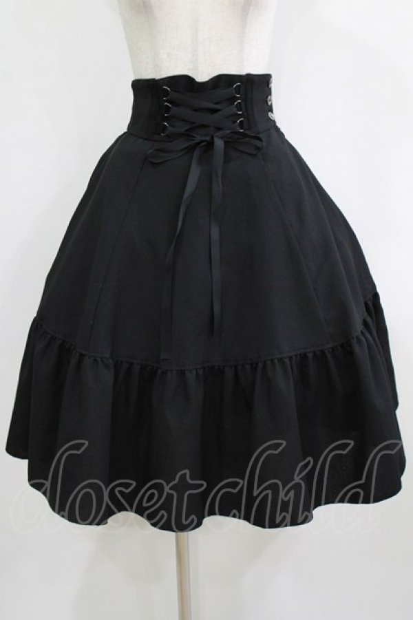 画像1: MIHO MATSUDA / スカート・フェミア  ブラック H-26-02-10-002-GO-SK-KB-ZH (1)