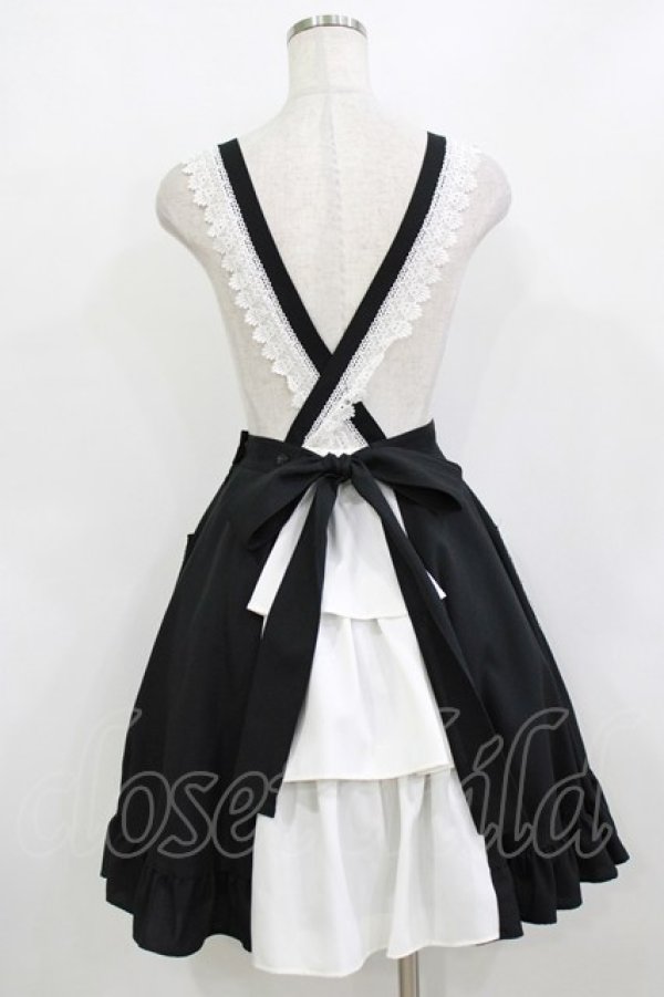 画像3: MIHO MATSUDA / [人形の館] スカート・リュクゼ  黒×白 H-26-02-10-017-GO-SK-KB-ZH (3)