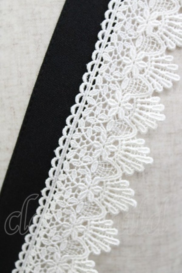 画像4: MIHO MATSUDA / [人形の館] スカート・リュクゼ  黒×白 H-26-02-10-017-GO-SK-KB-ZH (4)