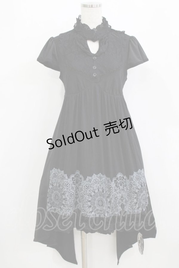 画像1: h.NAOTO / 暁美ほむらワンピース  ブラック H-26-02-10-020-HN-OP-KB-ZH (1)