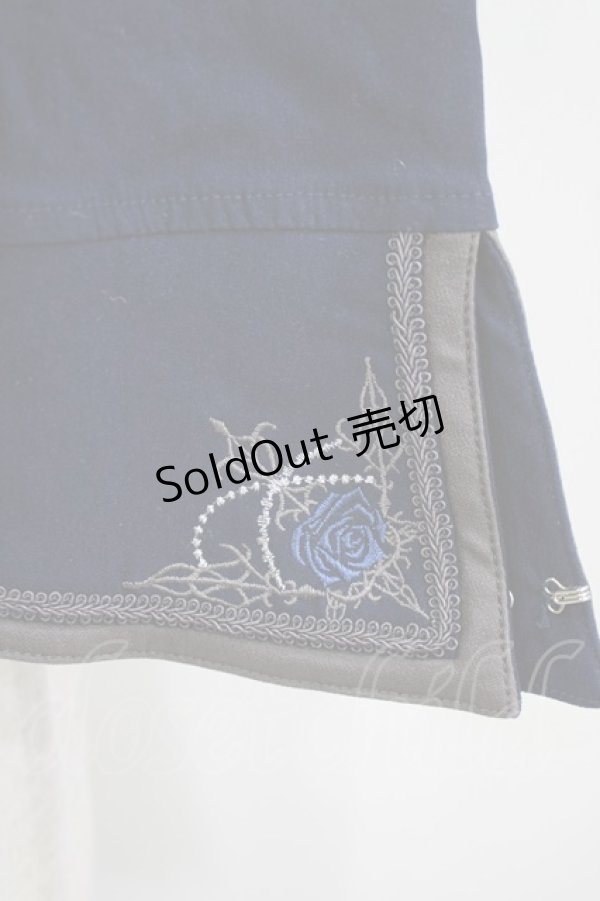 画像4: Ozz oneste / 青薔薇マント付ジャケット  ネイビー H-26-02-11-029-OO-JA-KB-ZH (4)