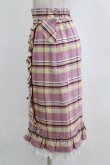 画像2: MILK / M cafe スカート  ローズチェック H-26-02-11-033-ML-SK-KB-ZH (2)