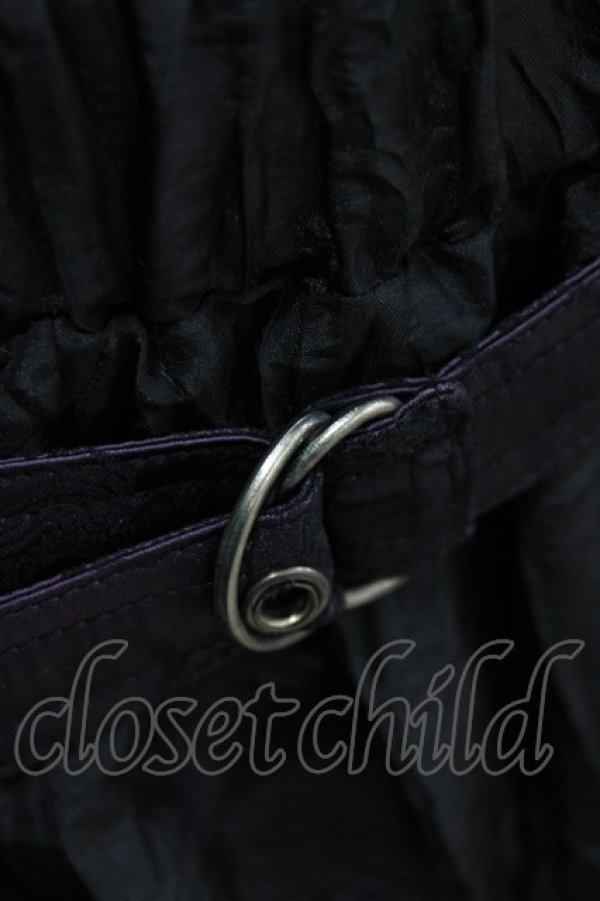 画像4: Qutie Frash / ベルト付きバルーンスカート  黒 H-26-02-11-034-QU-SK-AK-ZH (4)