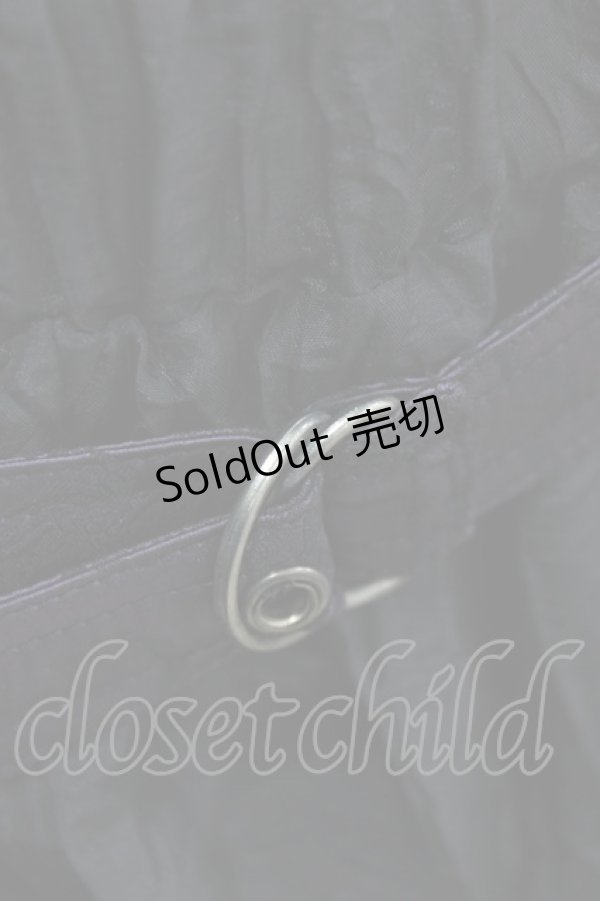 画像4: Qutie Frash / ベルト付きバルーンスカート  黒 H-26-02-11-034-QU-SK-AK-ZH (4)