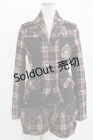 画像: Ozz Croce / チェックSET  黒 H-26-02-11-035-OO-OP-AK-ZH