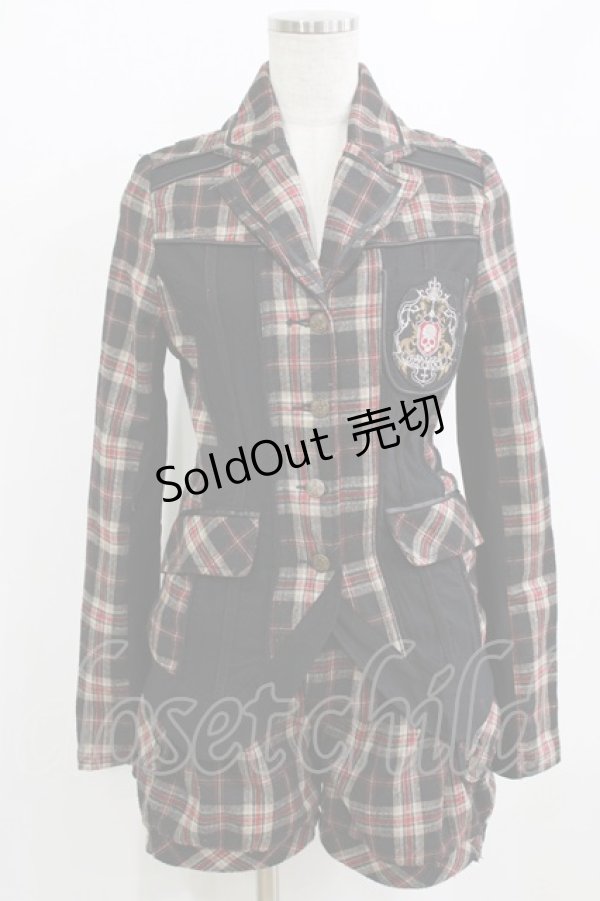 画像1: Ozz Croce / チェックSET  黒 H-26-02-11-035-OO-OP-AK-ZH (1)