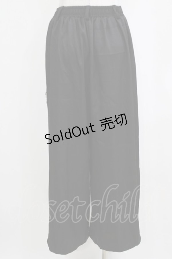画像3: NieR Clothing / 2WAY SIDE ZIP WIDE PANTS F 黒 H-26-02-11-036-PU-PA-AK-ZH (3)
