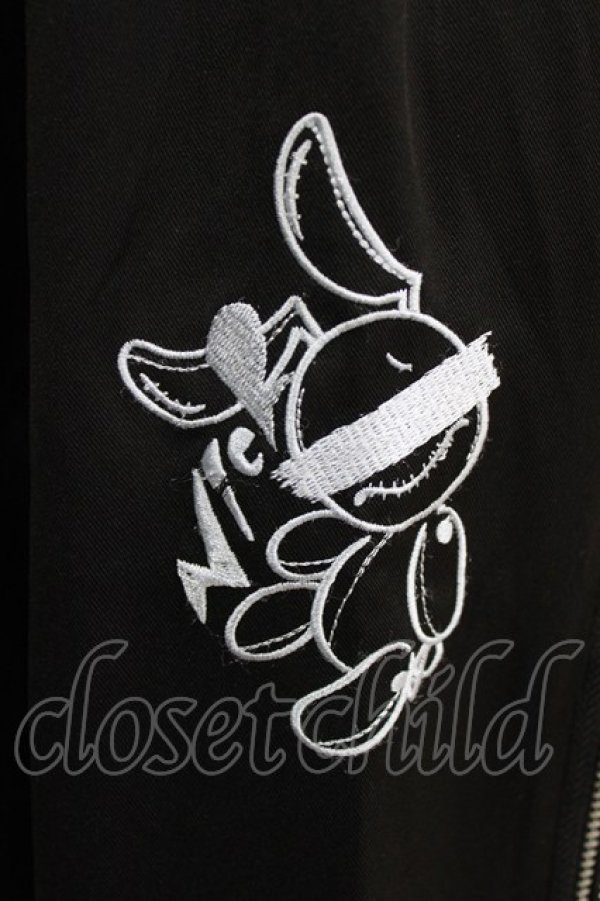 画像4: NieR Clothing / 2WAY SIDE ZIP WIDE PANTS F 黒 H-26-02-11-036-PU-PA-AK-ZH (4)