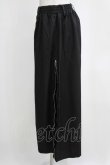 画像2: NieR Clothing / 2WAY SIDE ZIP WIDE PANTS F 黒 H-26-02-11-037-PU-PA-AK-ZH (2)