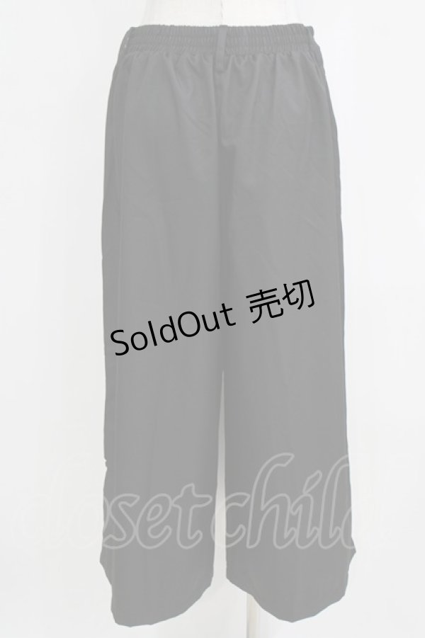 画像3: NieR Clothing / 2WAY SIDE ZIP WIDE PANTS F 黒 H-26-02-11-037-PU-PA-AK-ZH (3)