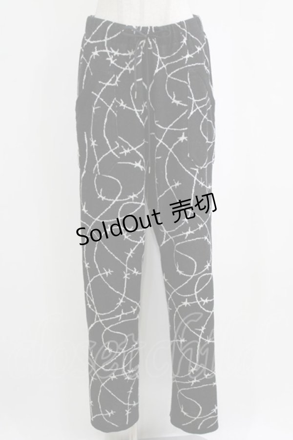 画像1: MILKBOY / WIREニットパンツ  ブラック H-26-02-11-038-MB-PA-KB-ZH (1)