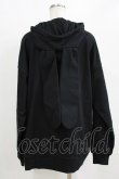 画像3: LISTEN FLAVOR / サイバーうさ耳ヘッドホンパーカー F 黒 H-26-02-11-041-PU-TO-AK-ZH (3)