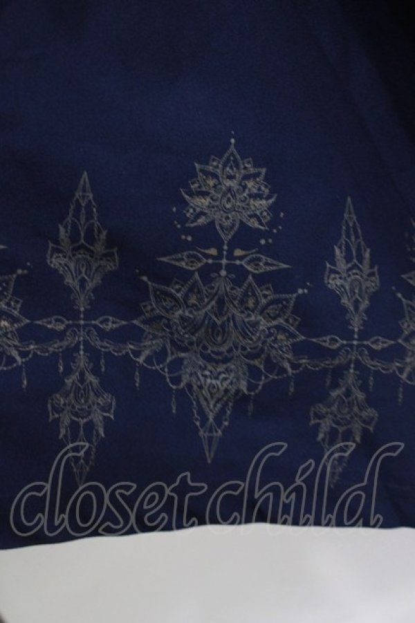 画像4: Ozz oneste / 薔薇刺繍ナポレオン2Wayビスチェ  ネイビー H-26-02-11-042-OO-TO-KB-ZH (4)