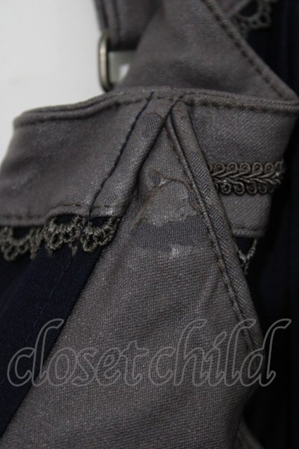 画像7: Ozz oneste / 薔薇刺繍ナポレオン2Wayビスチェ  ネイビー H-26-02-11-042-OO-TO-KB-ZH (7)