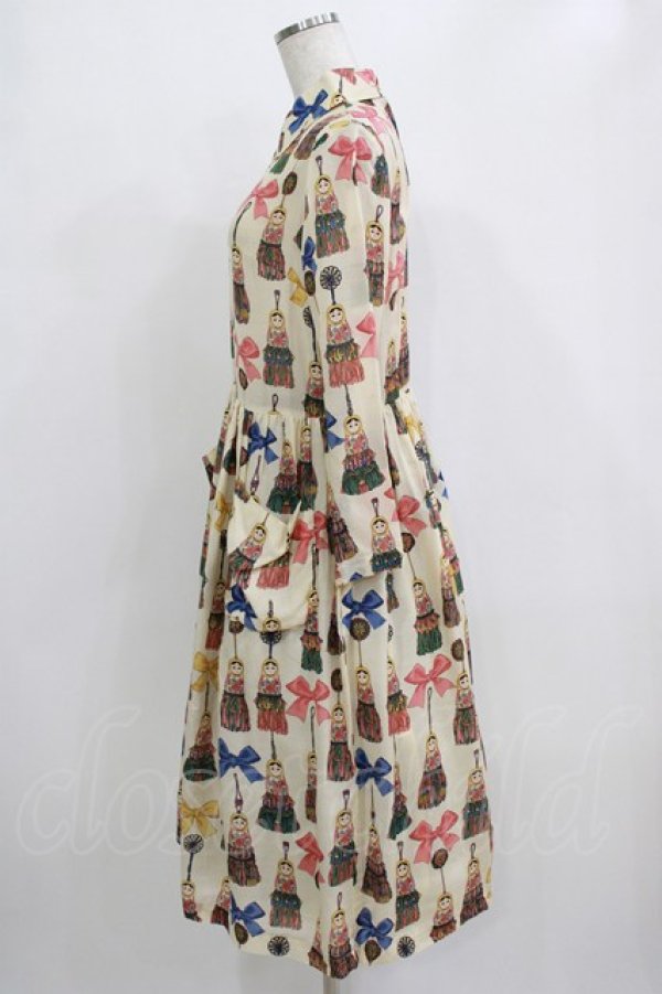 画像2: Jane Marple / Little tassel dollsのDayドレス  アイボリー H-26-02-11-005-JM-OP-KB-ZH (2)