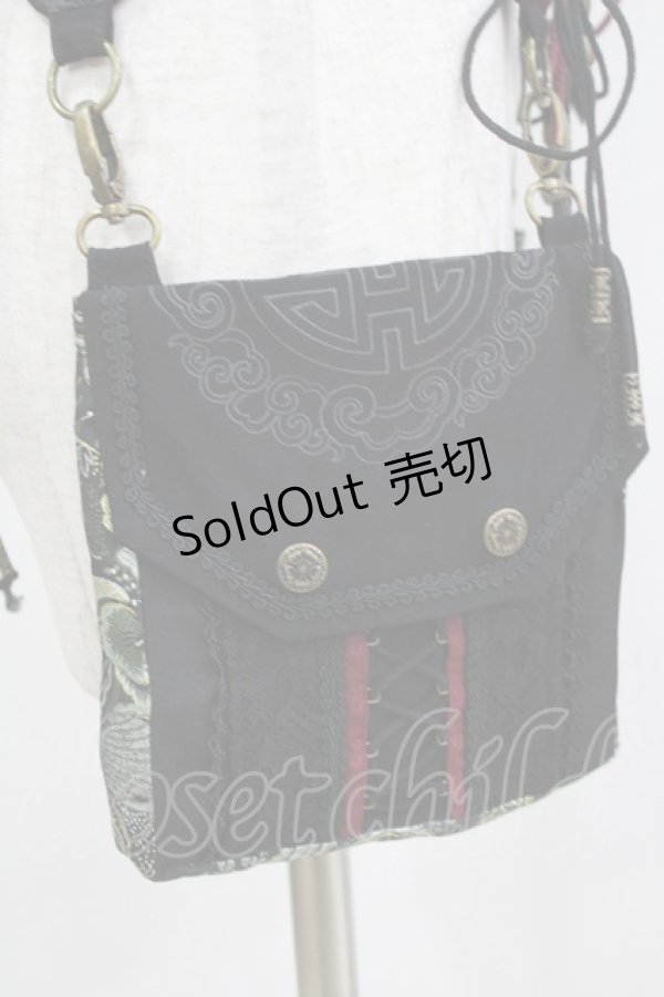 画像4: Ozz oneste / フラップポケット付コルセット  黒 H-26-02-11-044-OO-ZA-KB-ZH (4)