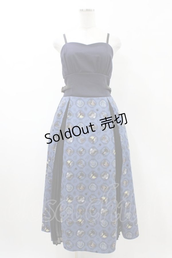 画像1: axes femme POETIQUE / ディズニー ヴィランズ/ワンピース M ネイビー H-26-02-11-1032-AX-OP-NS-ZH (1)