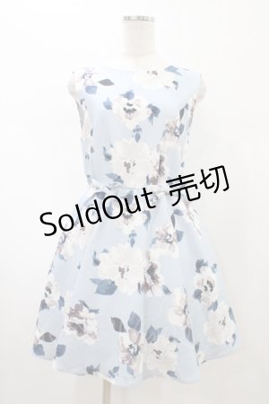 画像: LIZ LISA / ぼかし花柄ワンピース Free サックス H-26-02-11-1039-LO-OP-NS-ZH