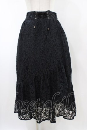 画像: axes femme / 総レーススカート M ブラック H-26-02-11-1041-AX-SK-NS-ZH