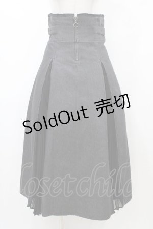 画像: axes femme / ジップハイウエストスカート M ブラック H-26-02-11-1042-AX-SK-NS-ZH