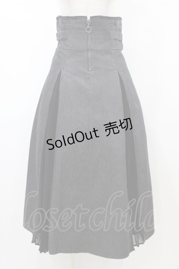 画像1: axes femme / ジップハイウエストスカート M ブラック H-26-02-11-1042-AX-SK-NS-ZH (1)