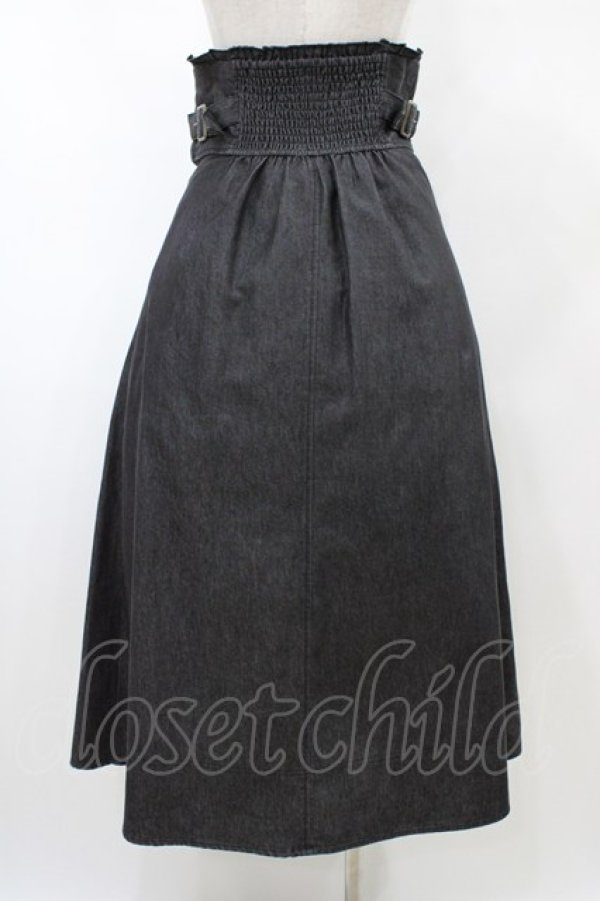 画像2: axes femme / ジップハイウエストスカート M ブラック H-26-02-11-1042-AX-SK-NS-ZH (2)