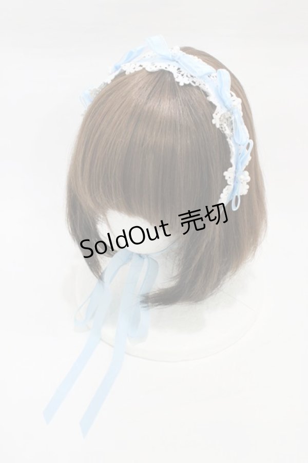 画像1: BABY,THE STARS SHINE BRIGHT / Fairy flowersヘッドドレス  サックス H-26-02-11-1004-BA-AC-NS-ZH (1)