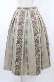 画像1: an another angelus / ゴブランフラワープリントタックスカート Free BEIGE H-26-02-11-1045-CA-SK-NS-ZH (1)