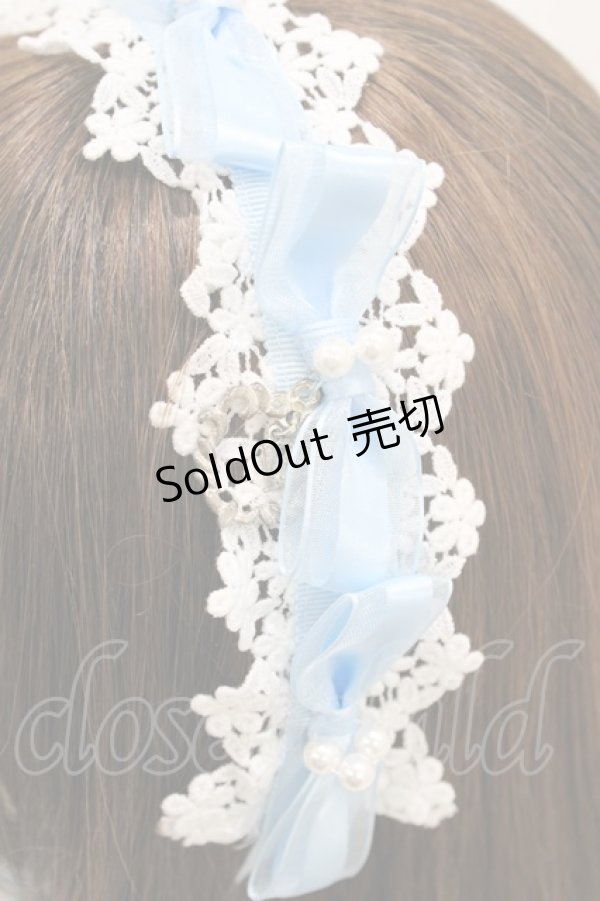 画像3: BABY,THE STARS SHINE BRIGHT / Fairy flowersヘッドドレス  サックス H-26-02-11-1004-BA-AC-NS-ZH (3)