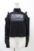 画像1: EATME / ベルトショルダーオフショルTOP Free ブラック H-26-02-11-1051-LO-TO-NS-ZH (1)