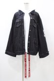 画像1: IRO+IRO / デニムジャケット×パーカー お天気カラーのドッキングWeatherトップス Free デニム/オフ H-26-02-11-1053-LO-JA-NS-ZH (1)