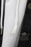 画像3: IRO+IRO / デニムジャケット×パーカー お天気カラーのドッキングWeatherトップス Free デニム/オフ H-26-02-11-1053-LO-JA-NS-ZH (3)