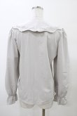 画像2: an another angelus / 銀食器カットワーク衿ブラウス Free GRAY H-26-02-11-1055-CA-BL-NS-ZH (2)