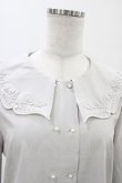 画像3: an another angelus / 銀食器カットワーク衿ブラウス Free GRAY H-26-02-11-1055-CA-BL-NS-ZH (3)
