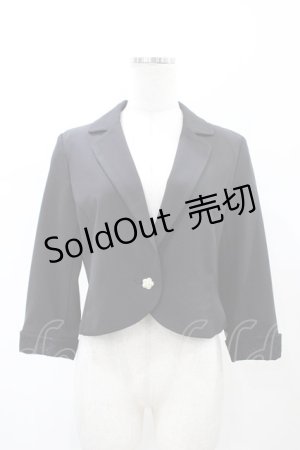 画像: axes femme / ビジューボタンジャケット M ブラック H-26-02-11-1060-AX-JA-NS-ZH