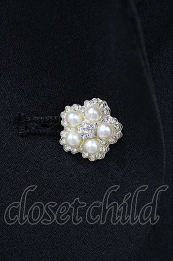 画像3: axes femme / ビジューボタンジャケット M ブラック H-26-02-11-1060-AX-JA-NS-ZH (3)