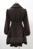 画像2: axes femme / レースカラーコート M ブラウン H-26-02-11-1061-AX-CO-NS-ZH (2)