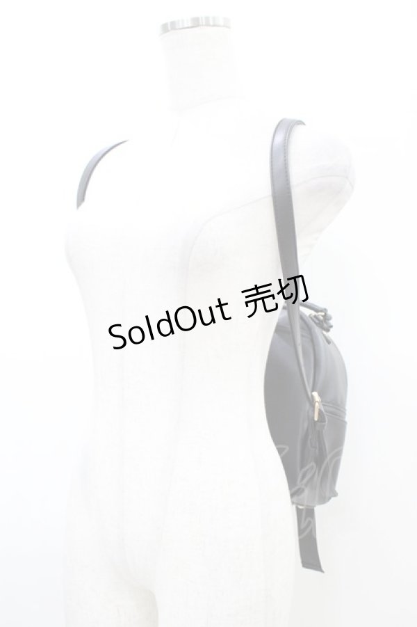 画像2: LIZ LISA / メニービジューロングリボンリュック  ブラック H-26-02-11-1001-LO-BG-YZ-ZH (2)