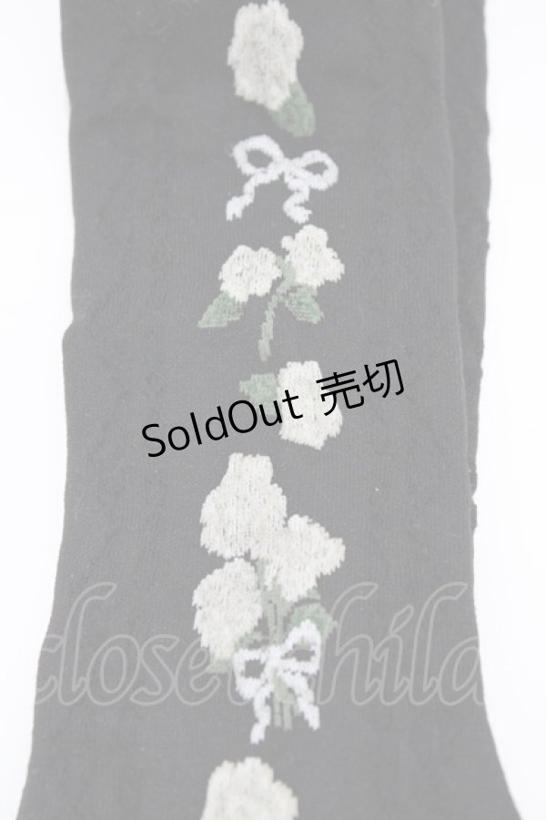 画像2: m petit by misako / AMOVKクロミハナ  ブラック H-26-02-11-1007-LO-ZA-NS-ZH (2)