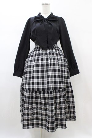 画像: DearMyLove / バックレースアップボウタイワンピース LL ブラック H-26-02-11-1015-EL-OP-NS-ZH