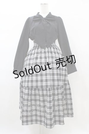 画像: DearMyLove / バックレースアップボウタイワンピース LL ブラック H-26-02-11-1015-EL-OP-NS-ZH