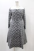 画像1: F i.n.t / ビッグカラーオンブレチェックワンピース Free BLACK×WH H-26-02-11-1020-CA-OP-NS-ZH (1)